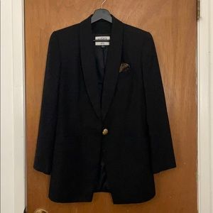 VINTAGE Blazer with shoulder pads & kerchief